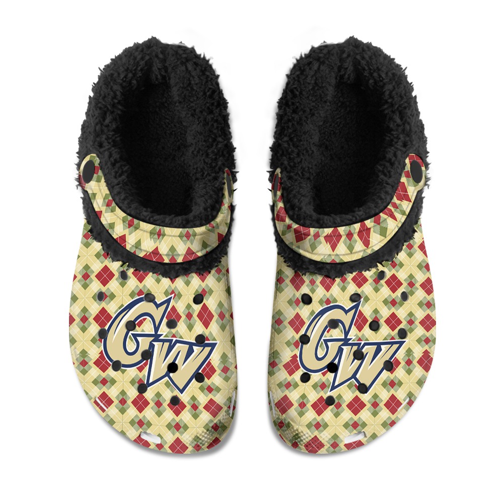 Duquesne Dukes Fuzzy Slippers Clog