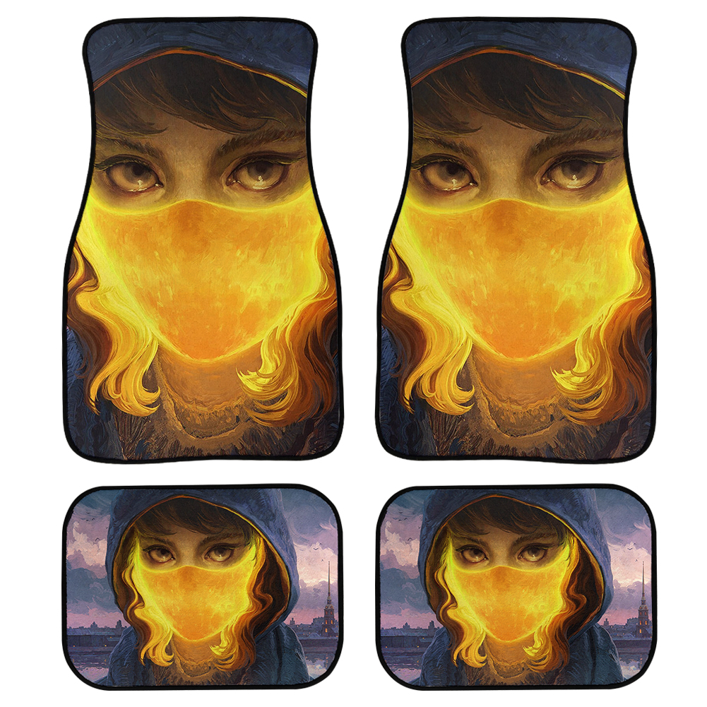 Fantasy Women Warrior Car Floor Mats