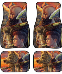 God of War Ragnarök Car Floor Mats