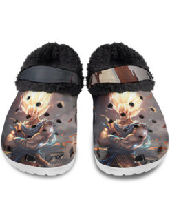 Goku New Dragon Ball Z Fuzzy Slippers Clog