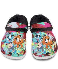 Gumball Watterson Cartoon Fuzzy Slippers Clog