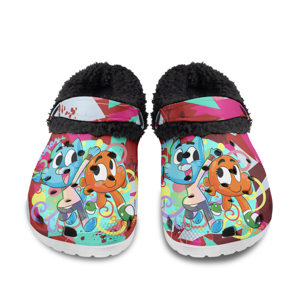 Lilo _ Stitch Fuzzy Slippers Clog