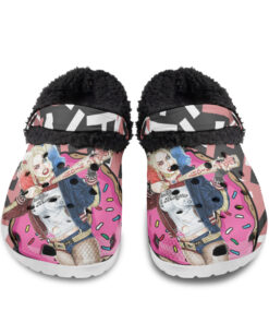 HARLEY QUINN Fuzzy Slippers Clog