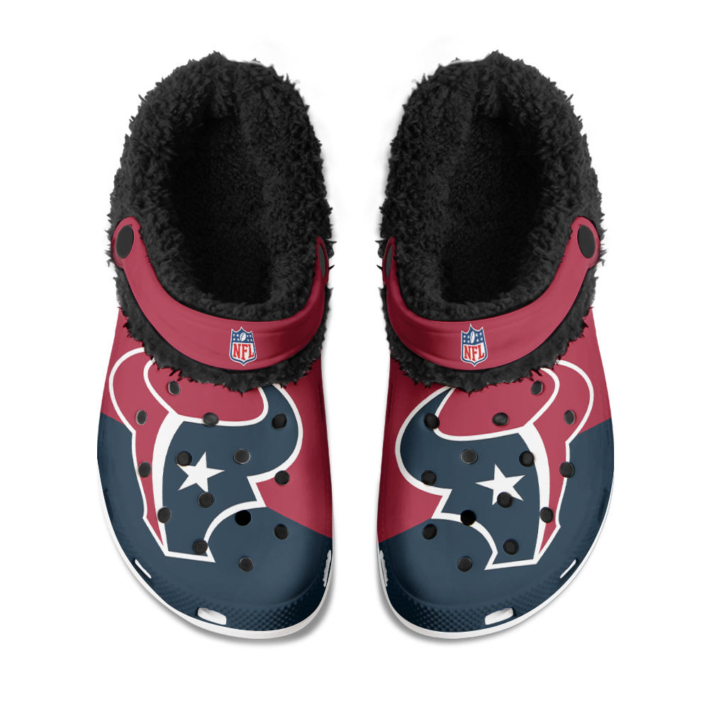 Kansas City Chiefs Fuzzy Slippers Clog