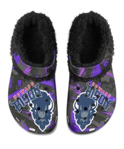 Howard Bison Fuzzy Slippers Clog