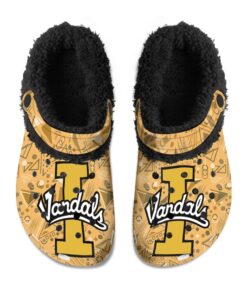 Idaho Vandals Fuzzy Slippers Clog