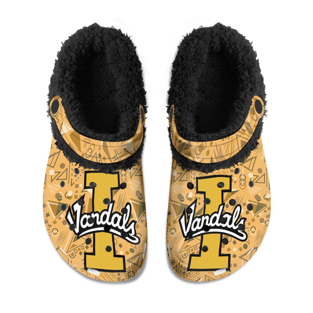 Idaho State Bengals Fuzzy Slippers Clog