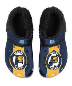 Indiana Pacers Fuzzy Slippers Clog