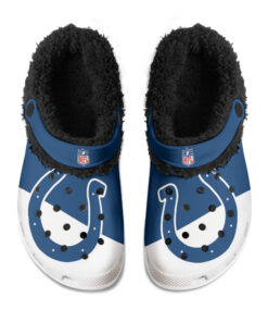 Indianapolis Colts Fuzzy Slippers Clog