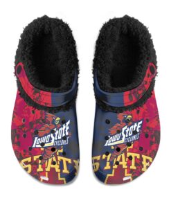 Iowa State Cyclones Fuzzy Slippers Clog