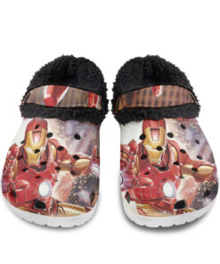 Iron Man Marvel Fuzzy Slippers Clog