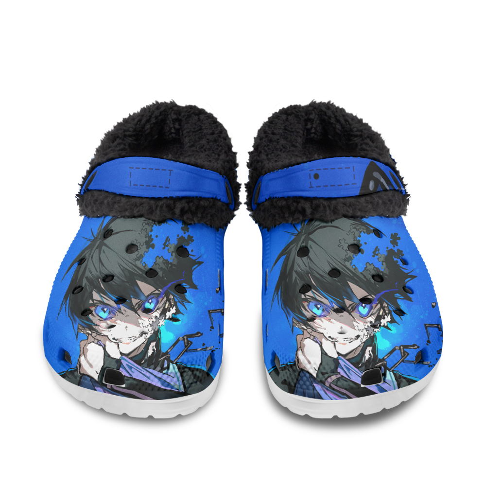 Eren Yeager Attack On Titan Fuzzy Slippers Clog