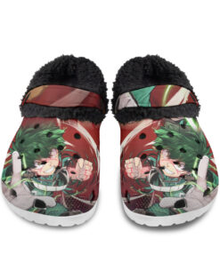 Izuku Midoriya Fuzzy Slippers Clog