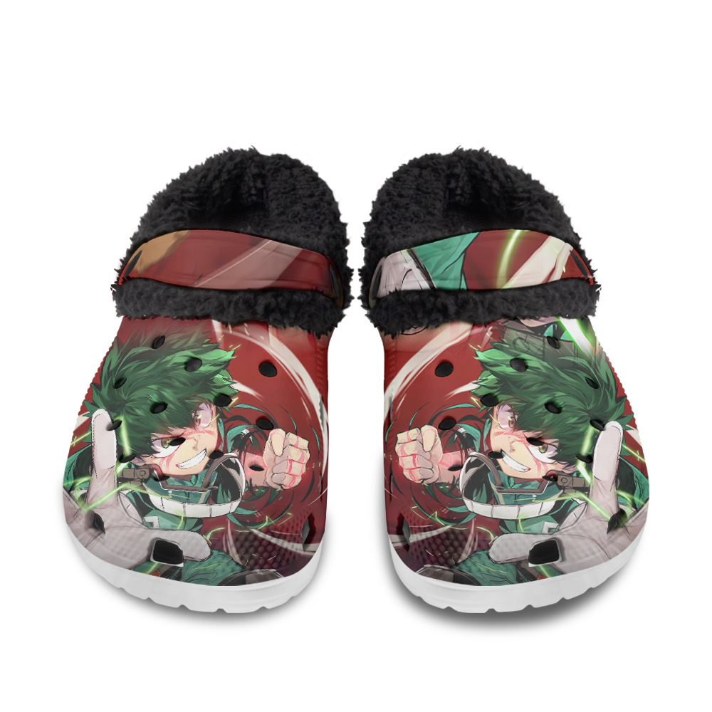 Heterochromia Ichiro Yamada Fuzzy Slippers Clog