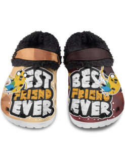 JACK _ FIN BESTFRIEND Fuzzy Slippers Clog