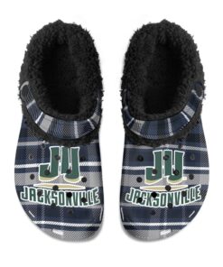 Jacksonville Dolphins Fuzzy Slippers Clog