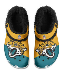 Jacksonville Jaguars Fuzzy Slippers Clog