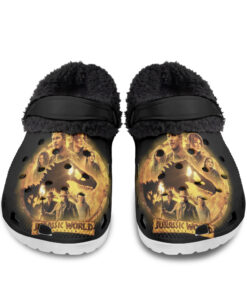 Jurassic World Dominion Fuzzy Slippers Clog