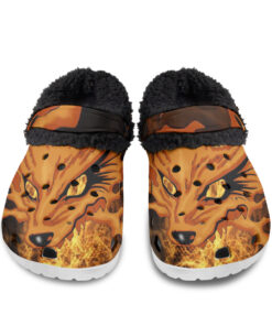 KURAMA KYUBI NARUTO Fuzzy Slippers Clog