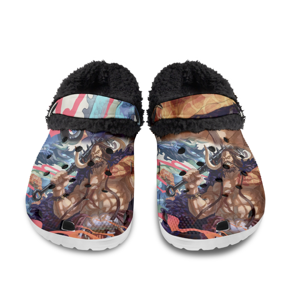 Demon Slayer Kimetsu No Yaiba Fuzzy Slippers Clog