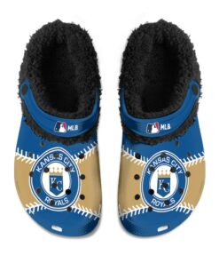 Kansas City Royals Fuzzy Slippers Clog