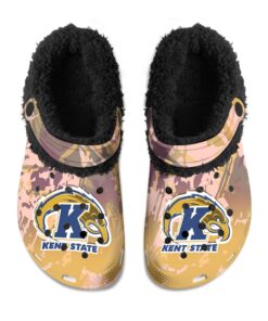 Kent State Golden Flashes Fuzzy Slippers Clog