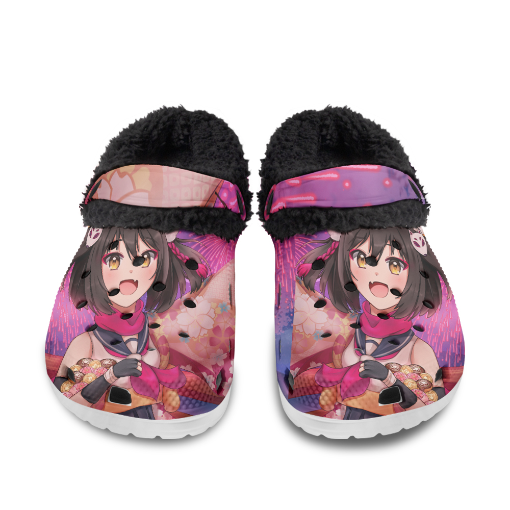 Katsuki Bakugou My Hero Academia Fuzzy Slippers Clog