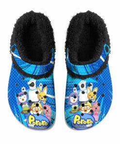 LITTLE PENGUIN PORORO Fuzzy Slippers Clog