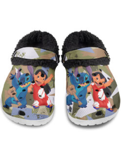 Lilo _ Stitch Fuzzy Slippers Clog