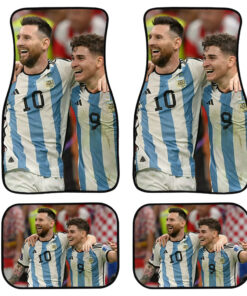 Lionel Messi _ Julian Alvarez Car Floor Mats