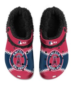 Los Angeles Angels Fuzzy Slippers Clog