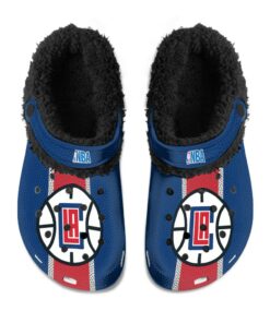 Los Angeles Clippers Fuzzy Slippers Clog