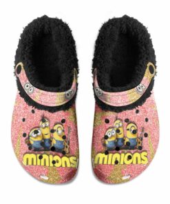 MINION Fuzzy Slippers Clog