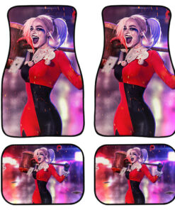 Margot New Harley Quinn Car Floor Mats