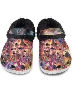 Marvel End Game Fuzzy Slippers Clog