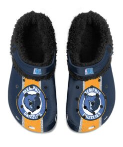 Memphis Grizzlies Fuzzy Slippers Clog