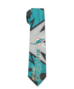 Miami Dolphins Cravat Allover Print