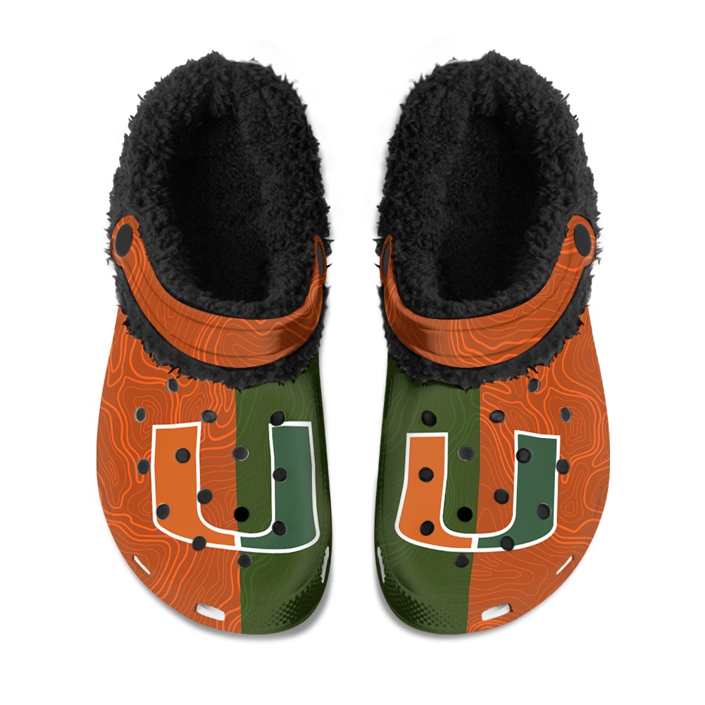 Montana Grizzlies Fuzzy Slippers Clog