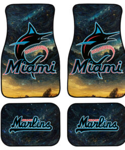 Miami Marlins Car Floor Mats