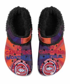 Montreal Canadiens Fuzzy Slippers Clog