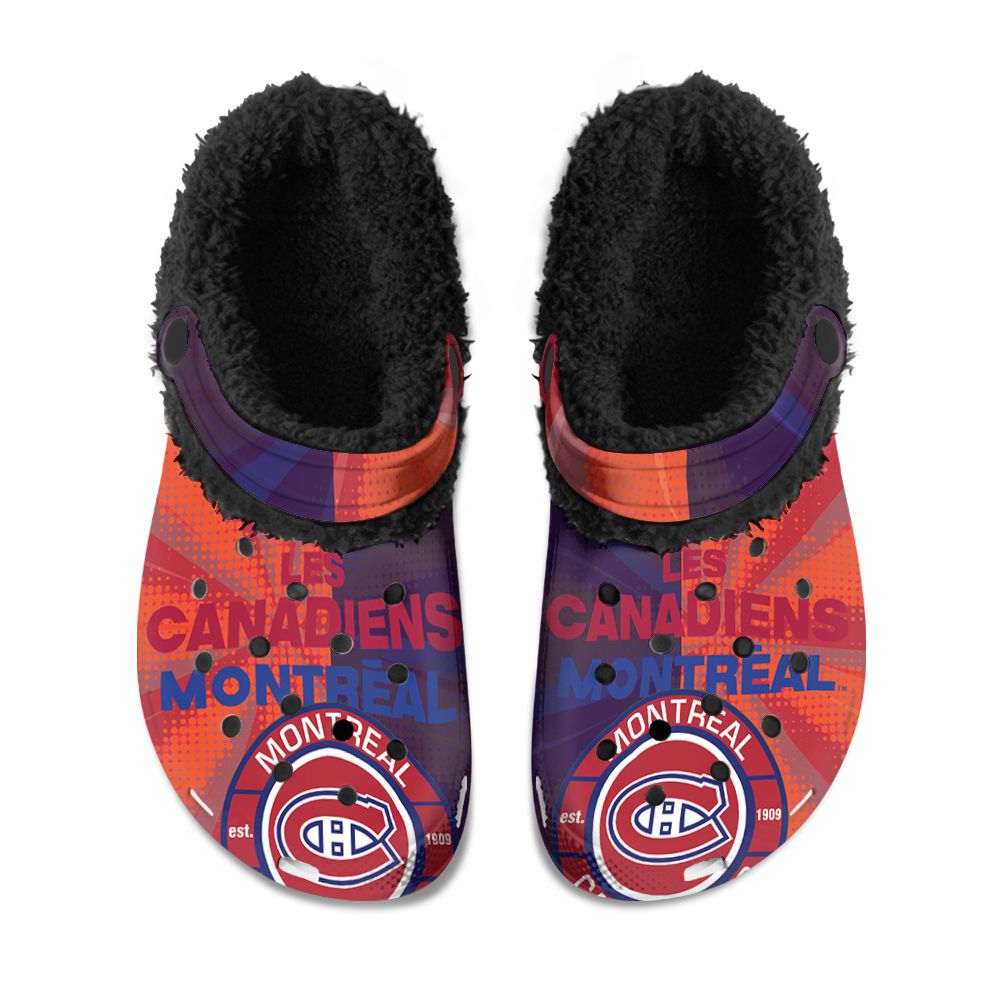 New Jersey Devils Fuzzy Slippers Clog