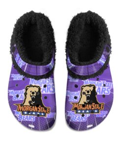 Morgan State Bears Fuzzy Slippers Clog