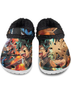 My Hero Academia Fuzzy Slippers Clog