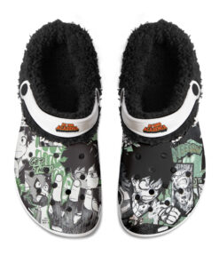 My Hero Academia Deku Fuzzy Slippers Clog