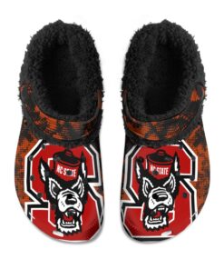 NC State Wolfpack Fuzzy Slippers Clog