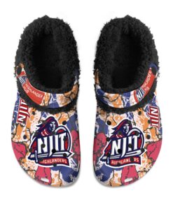 NJIT Highlanders Fuzzy Slippers Clog