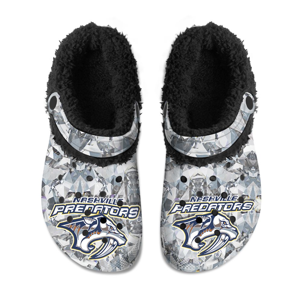 New York Islanders Fuzzy Slippers Clog