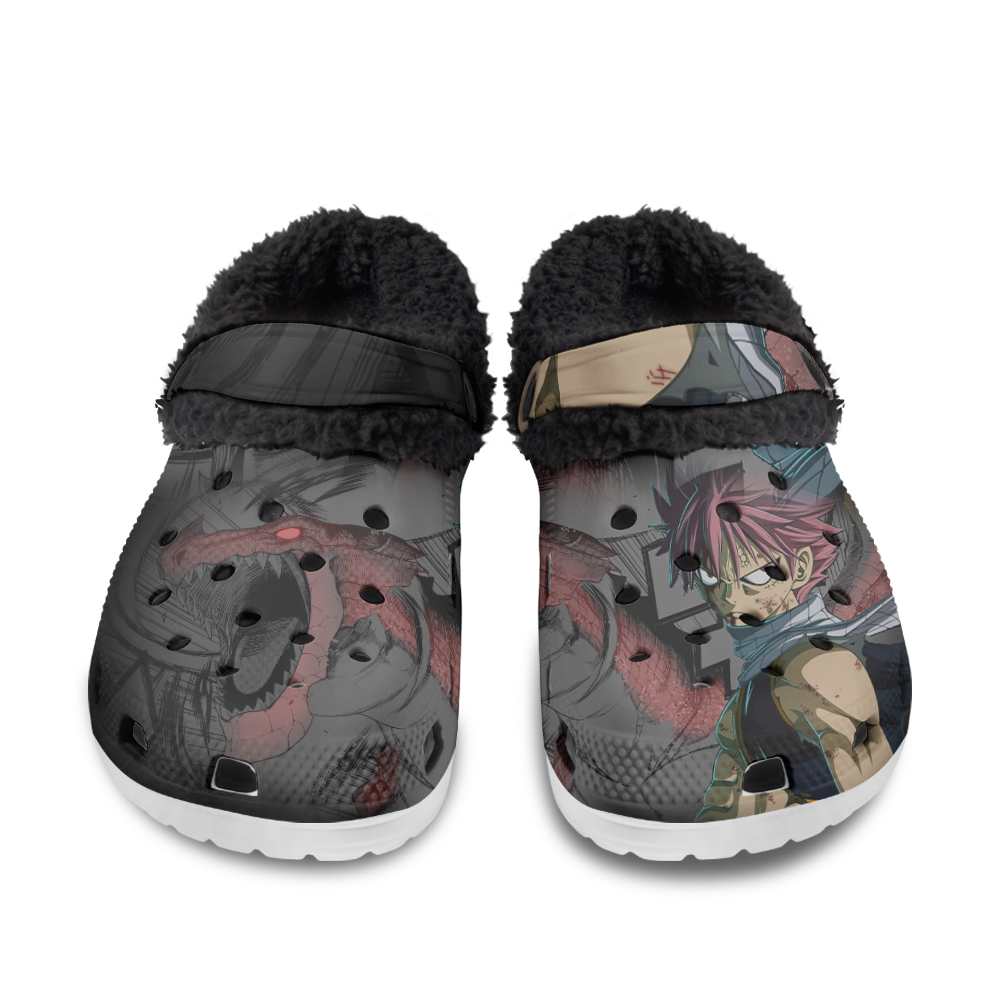 Makima x Denji HD Chainsaw Man Fuzzy Slippers Clog