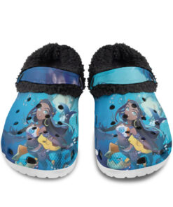 Nessa Pokémon Sword and Shield Fuzzy Slippers Clog