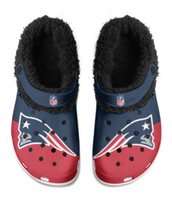 New England Patriots Fuzzy Slippers Clog